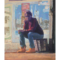 "Of the Streets"  by Clayton Buchanan - Pastel