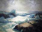 Seascape by F. Waugh